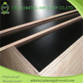 Más resistente y duradero 18mm impermeable Pegamento núcleo de álamo Brown o Negro Color película enfrentada contrachapado para la construcción